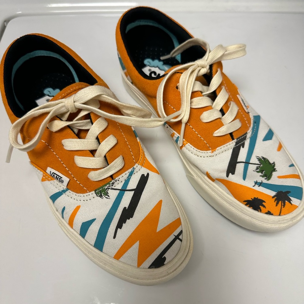 Vans vault comfycush era orange white womens 7.5 men’s 6